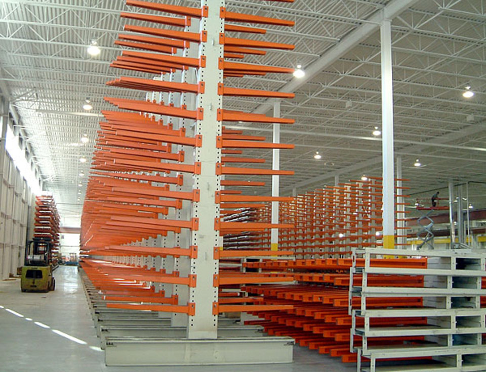 Heavy Duty Racking Systems Cantilever Racks for Bar & Sheet Metal Canrack Storage Systems Inc